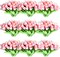 100 Pcs Artificial Real Touch Tulips Fake Artificial Tulip Flower Bulk Bouquet with Stem for Table Centerpieces Wedding Bridal Easter Mother's Day Garden Home Decor, 13.4''(Light Pink)